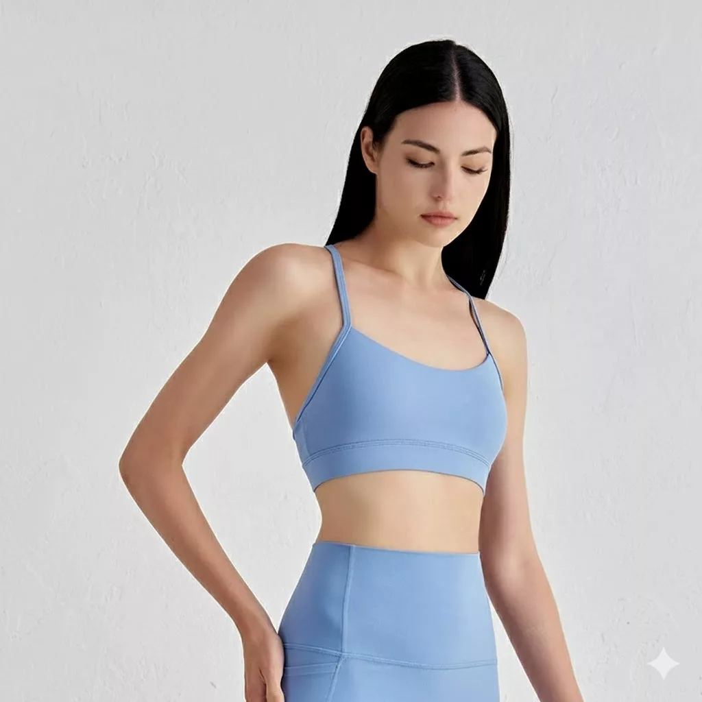 2025 Sexy Nude Backless Sports Bra: Seamless Yoga Vest for Women’s Fitness & Gym